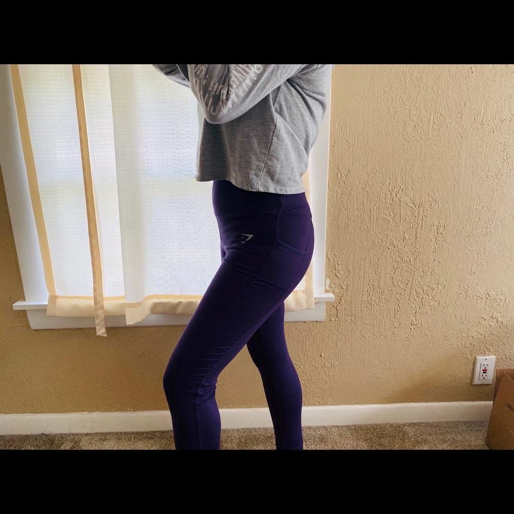 Gymshark leggings with side pockets